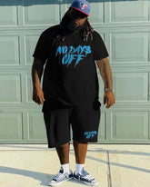 Plus Size Men's No Days Off Set